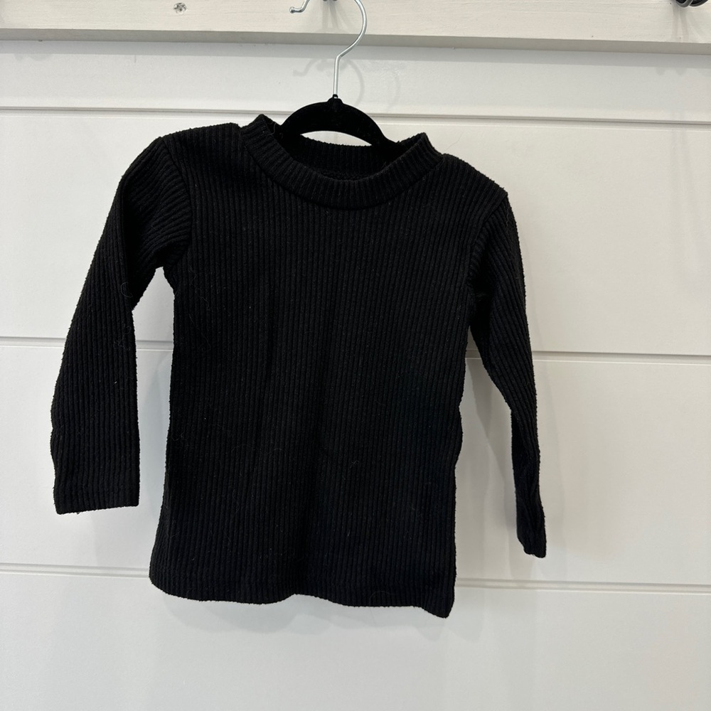 Zara Ribbed Long Sleeve Top